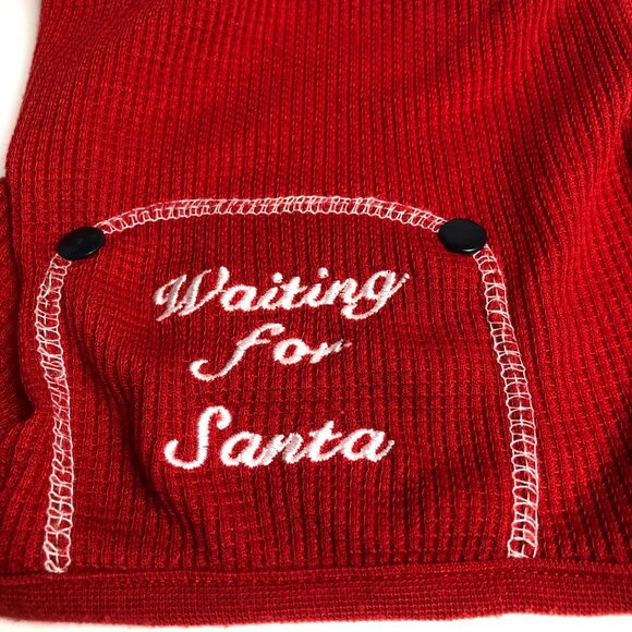 Pet Holiday Doggie PJ's Waiting for Santa Size Small - Picture 2 of 5